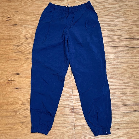 Vintage 90s Nike track pants Navy - Picture 2 of 7